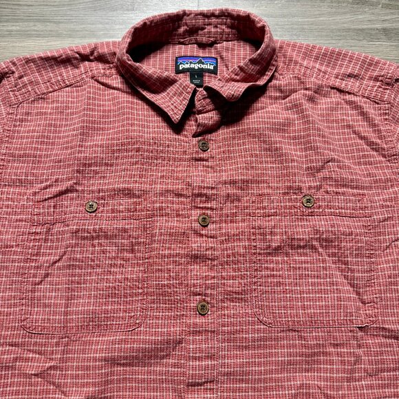 Patagonia Men's Back Step Shirt - Red - Picture 2 of 7